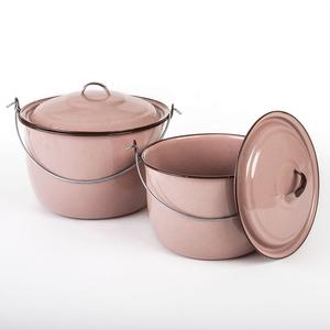 <span class=keywords><strong>Cinsa</strong></span> Bateria De Cocina Rubi 11 Piezas Ligero Rosa Petalo Ollas De <span class=keywords><strong>Peltre</strong></span> Esmalte Rosa Cubo 22cm Frypan Cacerola Cuchara - Product Image 5