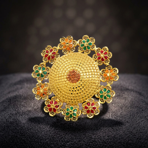 Wholesale Fashion <b>Rings</b> 14K18K24K Micron Gold Plated African & Dubai Style Traditional Bridal <b>Finger</b> <b>Rings</b> Forming <b>Finger</b> <b>Rings</b> - Product Image 4