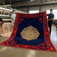 Tapis vintage pour salon, tapis turc de luxe, doux, pliable et lavable en machine, tapis décoratif moelleux