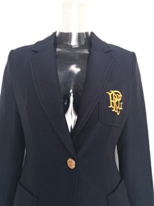 AIMEISI inverno elegante scollo a V sofisticato <span class=keywords><strong>Blazer</strong></span> <span class=keywords><strong>blu</strong></span> <span class=keywords><strong>Navy</strong></span> in tinta unita giacca da donna giacca <span class=keywords><strong>Blazer</strong></span> - Product Image 4