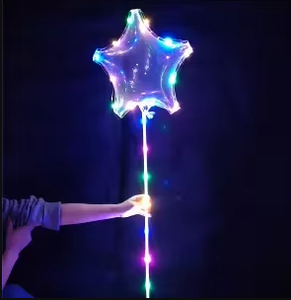 Neonglo Leuchten PVC Led Bobo Ballon Herz Stern Dinosaurier Runde Formen für Geburtstag Hochzeits feier Dekoration oder Spielzeug Geschenke - Product Image 3