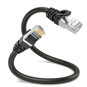 D-sunty Cat6a 26AWG SFTP Ethernet <b>Cable</b> <b>Waterproof</b> Rj45 Patch Cord Shielded Ethernet <b>Cable</b> 0.5m-100m Length Network <b>Cables</b> - Product Image 6