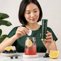 Comprimés effervescents de Glutathion 500mg, Chardon-Marie, Acide Alpha-Lipoïque, Soutien Détoxifiant Hépatique, Agrumes et Baies, OEM ODM Marque Privée 20