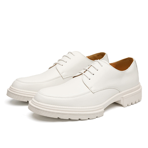 Zapatos de vestir y Oxford retro de diseñador para hombre, de cuero genuino, casuales, de caña alta, mocasines de punta, fáciles de poner, tallas grandes, novedad transfronteriza - Product Image 3