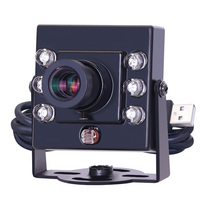 3206 1080P OV2710 12mm 30 grados IR850 CMOS sin distorsión 30fps UVC Full HD visión nocturna infrarroja Mini módulo de cámara USB