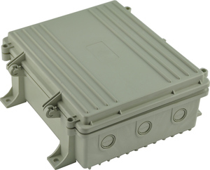 Customized Light Grey PC+GF Junction Box Precision <b>Plastic</b> Waterproof <b>Enclosure</b> IP65 Protection Level 250x253x100mm - Product Image 1
