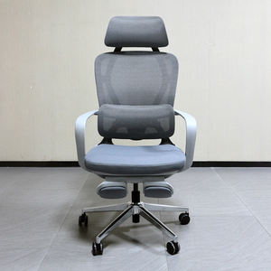 Sillas de Oficina Ergonómicas con Soporte <span class=keywords><strong>Lumbar</strong></span> y Diseño de Doble Marco, Giratorias y de Malla - Product Image 1