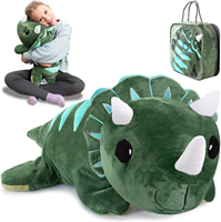 Peluches lestées pour l'anxiété, compatibles micro-ondes et de grande taille, dinosaures en peluche lestés pour enfants