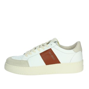 Sneakers Basse SAIL Bianche/Marroni - Product Image 1