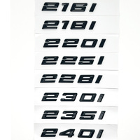 Autocollant d'emblème en lettres chromées ABS pour coffre de voiture, pour Série 2 216i 218i 220i 225i 228i 230i 235i 240i F22 F23 F45 F46