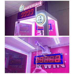 Machine de jeu d'arcade à monnayeur, modèle Lucky <span class=keywords><strong>Time</strong></span> Challenge, avec minuteur de 10 secondes, pour gros jouets, poupées et cadeaux - Product Image 3