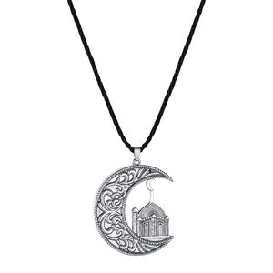 Collier Symbole de la <span class=keywords><strong>Maison</strong></span> Islamique, Design Vintage, Inspiré du Nordique et de l'Esprit Slavique, Bijou en Alliage de Haute Qualité, Pendentif pour Usage Quotidien, Spirituel - Product Image 5