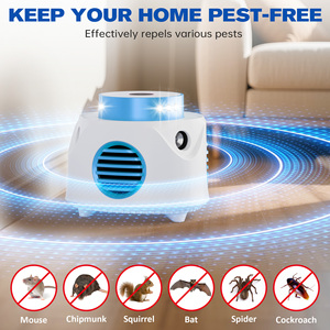Repelente Ultrasónico de Roedores Recargable para Interiores, Altamente Efectivo, Ecológico, con Modo de Destello Inteligente y 4 Ondas Sonoras - Product Image 5