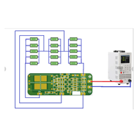 Placa de Protección y Equilibrio Inteligente BMS 3S 20A 12V para Baterías de Litio 18650 con Ecualizador