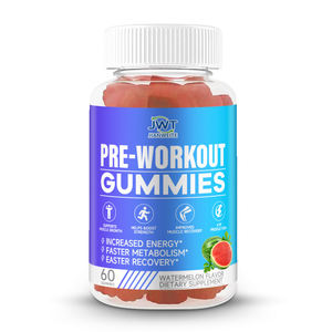 วิตามินกัมมี่สำหรับก่อนออกกำลังกาย ครีเอทีน เบต้าอะลานีน วิตามินบี12 อาหารเสริมเฉพาะสำหรับการออกกำลังกาย ช่วยเสริมสร้างกล้ามเนื้อ ความแข็งแรง และพลังงานสำหรับผู้ใหญ่ - Product Image 1