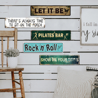 Personalizado al por mayor en relieve Vintage Retro antiguo colgante de pared Placa de estaño CARTEL DE Metal para el hogar bar decoración promoción publicidad