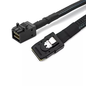 Mật độ cao 12GB Mini SAS Mini SFF-8087 SFF-8643 36pin đĩa cứng cáp dữ liệu Nylon Áo khoác bện che chắn cho máy tính máy chủ - Product Image 1