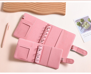 ห่วงใส่เงิน3ห่วงแบบหลวมสมุดโน้ตวางแผนซื้อขายกระเป๋าสตางค์ <span class=keywords><strong>A7</strong></span>ขนาดเล็ก - Product Image 3