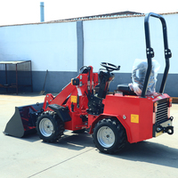 Produk Laris Manis Mini Loader 4X4 untuk Penanganan Material Konstruksi, Pengangkut Material Gudang, dan Pembersih Salju
