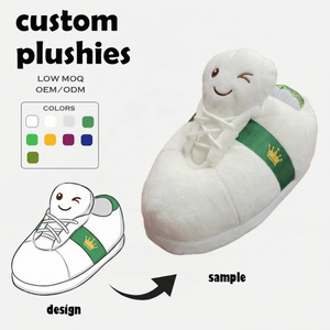 Peluches personnalisées à faible MOQ, jouets en peluche, personnages d'anime, ours en peluche, monstres en peluche, doux pour poupées, anniversaires, en maille - Product Image 4