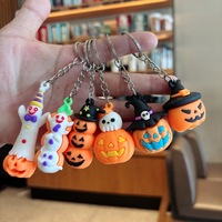 Porte-clés pendentif en PVC pour Halloween 2026, petite figurine 3D de dessin animé, cadeau transfrontalier fabriqué en Chine