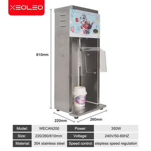 Mezclador comercial de yogur congelado XEOLEO, mezclador de helados de 2500RPM, máquina para hacer helados <span class=keywords><strong>MC</strong></span> Flurry, máquina para agitar leche con cuchara - Product Image 3