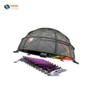 Immersive Glasses-free 3D Motion Simulator OEM and ODM Space 360 Spherical Projection cinema projection dome screen 6 seats