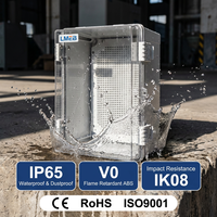 Boîtier de distribution extérieur étanche IP66 en plastique, boîtier électrique anti-pluie pour instruments électroniques, idéal pour les applications industrielles