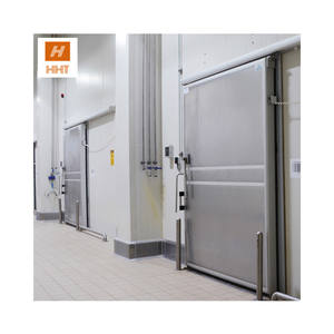 Revêtement mural extérieur en tôle, porte de réfrigérateur à fleurs, porte coulissante pour chambre froide - Product Image 2