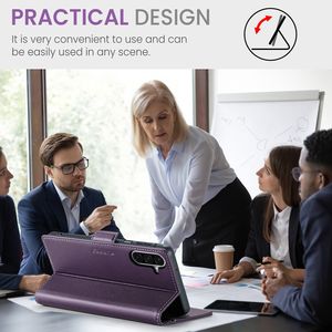 Casme 023 Luxury Flip PU Funda de teléfono de cuero con tarjetero Funda protectora para Samsung Galaxy A17 Fundas de teléfono - Product Image 4