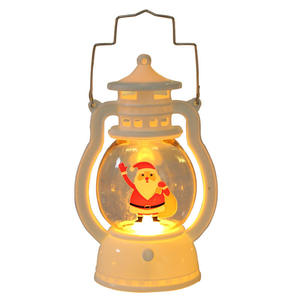 Wholesale Xmas Ornament Handheld <b>LED</b> Christmas <b>Tree</b> Santa Claus Latern for Holiday Home Decor - Product Image 1