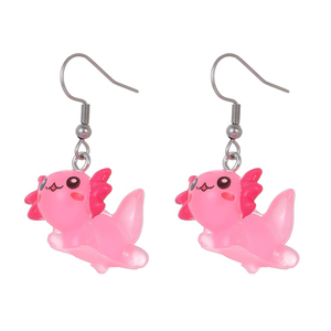 Cute Axolotl Resin Pendant <b>Charms</b> <b>for</b> DIY Earrings Necklace <b>Bracelet</b> Jewelry Making Handmade Keychain Accessories Colgantes - Product Image 6
