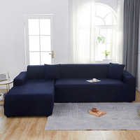 Housses de protection élastiques modernes matelassées pour canapé d'angle 1/2/3/4 places, entièrement enveloppantes et lavables à 100 %