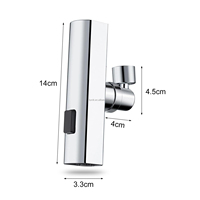 Robinet de cuisine multifonctionnel 3 modes avec pommeau de lavabo à cascade pressurisée et pivotant à 360°