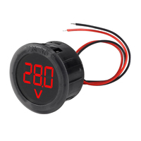 Voltmetro Digitale Circolare DC 4-100V con Display LED a Due Fili, Protezione da Connessione Inversa