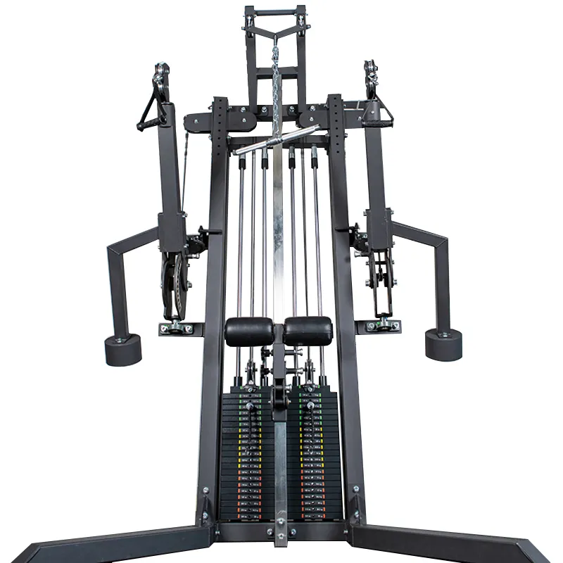 Özel spor fitness ekipmanı fabrika smith makinesi çok fonksiyonlu istasyonu lat pulldown kablo crossover makinesi