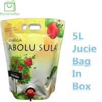 Sac en plastique pour jus, Double fond, capacité 3L 5 L, boîte de rangement, produit populaire, unités