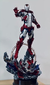 Marvel Vũ Trụ Sắt Người Đàn Ông Mk5 Nhựa Thủ Công Đồ Trang Trí Quy Mô 1/4 Phim Và Truyền Hình Ngoại Vi Quà Tặng Sưu Tập Với Ánh Sáng Mát - Product Image 6