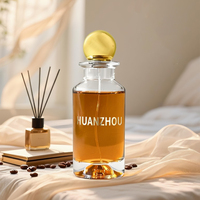 Vente en gros de flacons de parfum en verre cylindriques vides neufs avec pulvérisateur à pompe 130 ml, flacons en verre à fond épais pour parfum
