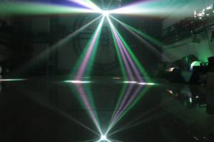 Dynamic Butterfly <b>Light</b> Laser Lamp Remote and Voice <b>Control</b> Stage <b>Lights</b> for KTV Aluminum Body with DMX512 - Product Image 2