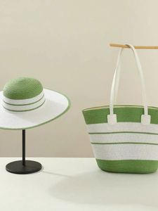 Casual Fashion Large Capacity Beach Vacation Bag Beach <b>Hat</b> Summer Straw <b>Hat</b> - Product Image 3