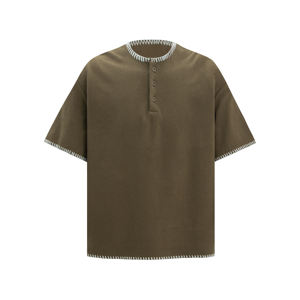 Camiseta de Diseño Vintage de Alta Calidad, 230 Gramos, para Hombre, Venta al Por Mayor, Personalizable, Verano, Transpirable, Cuello con Botones, Tejida - Product Image 5