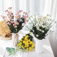 MW09905 PE Gerbera bunga Daisy dekorasi tanaman buatan cantik