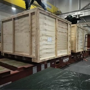 <b>Wooden</b> <b>Crate</b> Plywood 1x1x1m Solid <b>Box</b> Packaging For Machinery Equipment - Product Image 1