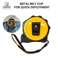 Ruban à mesurer LINYI QUEEN 5m, lame de 25mm, précision de classe II, revêtement en caoutchouc, coque en ABS, outil de mesure