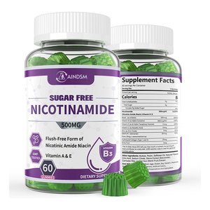 Gomitas de Nicotinamida y Vitaminas A y E Bien Diseñadas, Sin Azúcar, Gomitas Nicotinicas para la Belleza de la Piel, Antioxidantes, Vitaminas, Gomitas de Nicotinamida - Product Image 1