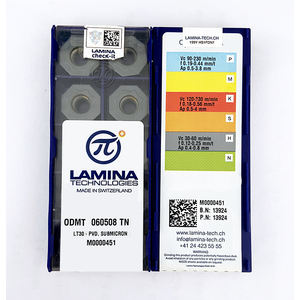 ODMT060508-TN LT30 100% Insert en carbure suisse Outil de tournage Insert en carbure de tungstène - Product Image 1