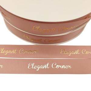 Nastri in Grosgrain con Logo in Lamina d'Oro Personalizzato per Confezioni Regalo e Feste - Product Image 4