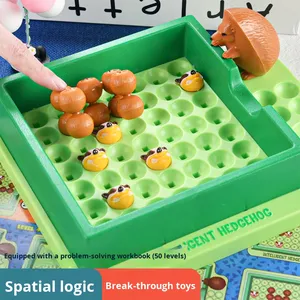Jouet d'évasion interactif de bureau pour l'éducation précoce, hérisson en plastique qui cherche sa maman, <span class=keywords><strong>jeu</strong></span> de labyrinthe, liquidation, amusant, parent-enfant, intelligent - Product Image 3