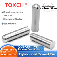 Goupille cylindrique en acier inoxydable sur mesure, goupille à tête ronde non standard, résistante à la corrosion pour l'alignement des machines